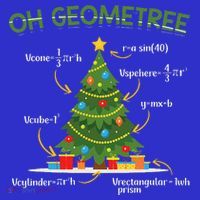 Geometree Christmas Tree Math Lover Mathematician Christmas Button thumb 1