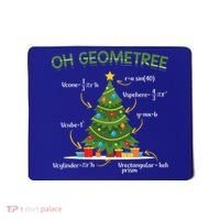 Geometree Christmas Tree Math Lover Mathematician Christmas Mousepad thumb 0