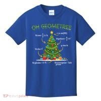 Geometree Christmas Tree Math Lover Mathematician Christmas Kids T-Shirt thumb 0