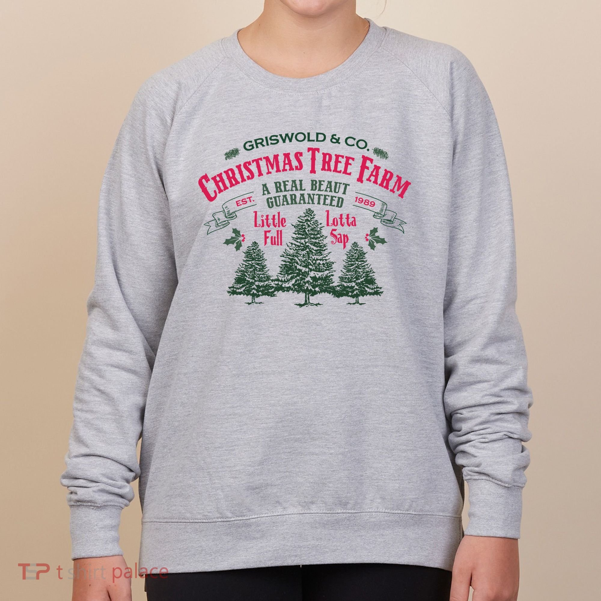 Griswold Christmas Tree Farm Holiday Christmas Party Women's Sweatshirt
