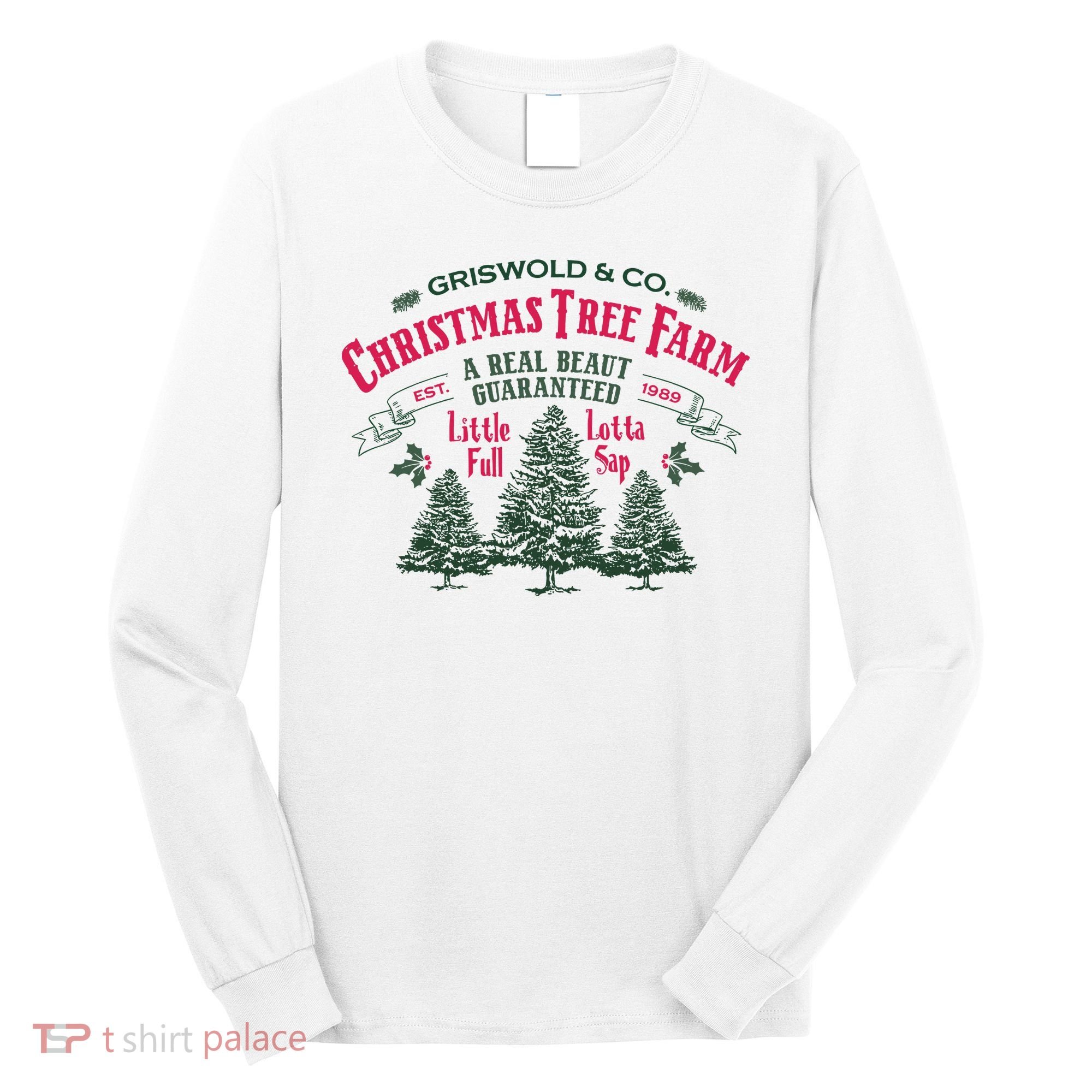 Griswold Christmas Tree Farm Holiday Christmas Party Long Sleeve Shirt