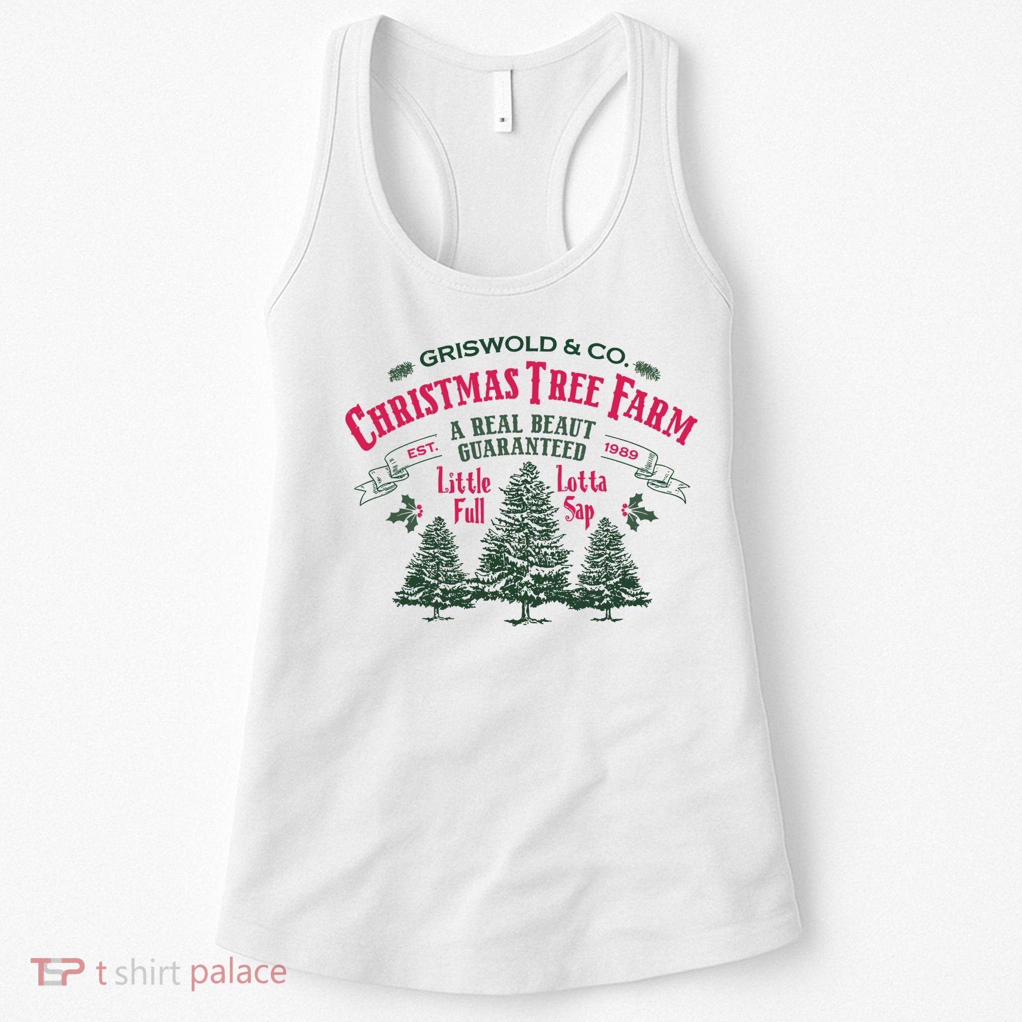 Griswold Christmas Tree Farm Holiday Christmas Party Women's Tank Top