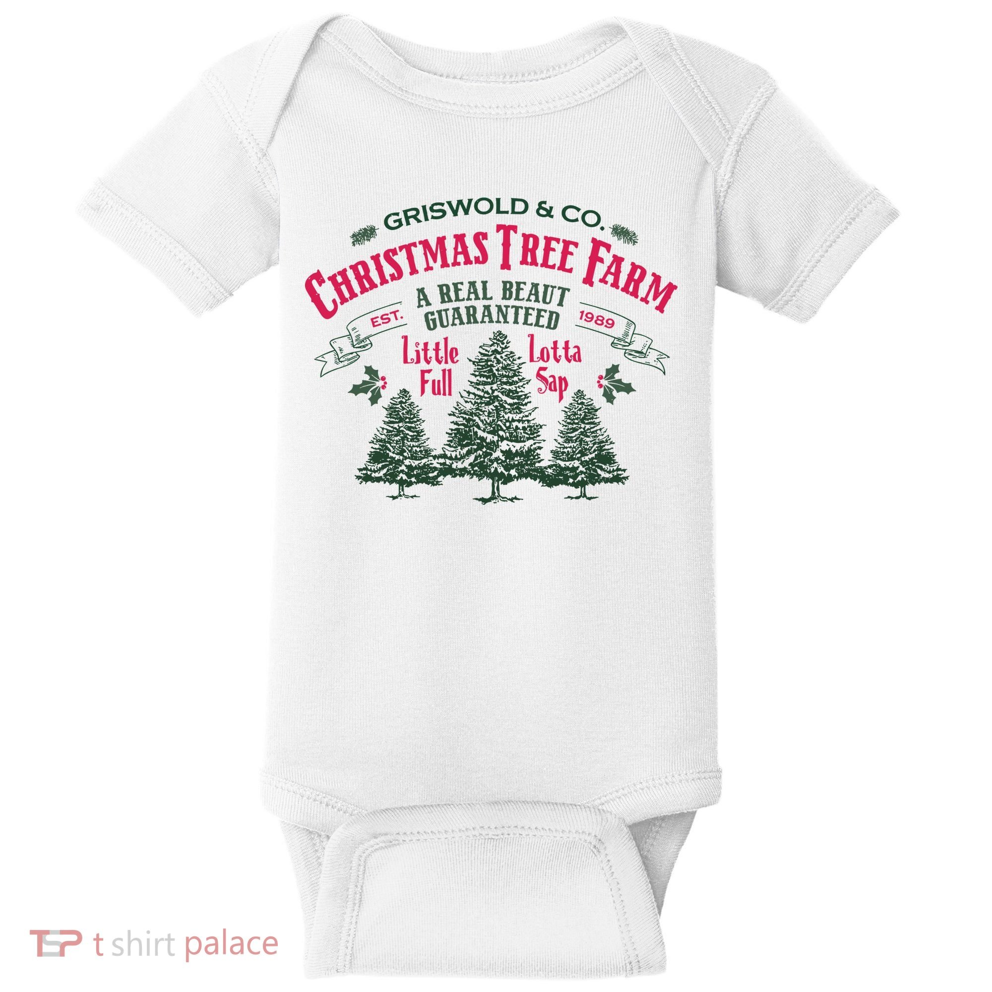 Griswold Christmas Tree Farm Holiday Christmas Party Baby Bodysuit