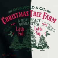 Griswold Christmas Tree Farm Holiday Christmas Party Women's Tri-Blend 3/4-Sleeve Raglan Shirt thumb 4