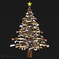 Guns Christmas Tree Camo Print Xmas Gift For Gun Lover Women's Hoodie thumb 2