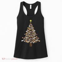 Guns Christmas Tree Camo Print Xmas Gift For Gun Lover Women's Tank Top thumb 0