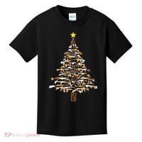 Guns Christmas Tree Camo Print Xmas Gift For Gun Lover Kids T-Shirt thumb 0