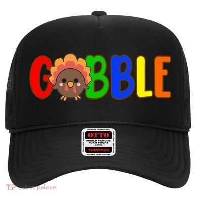 Gobble Colorful Turkey Thanksgiving Hat