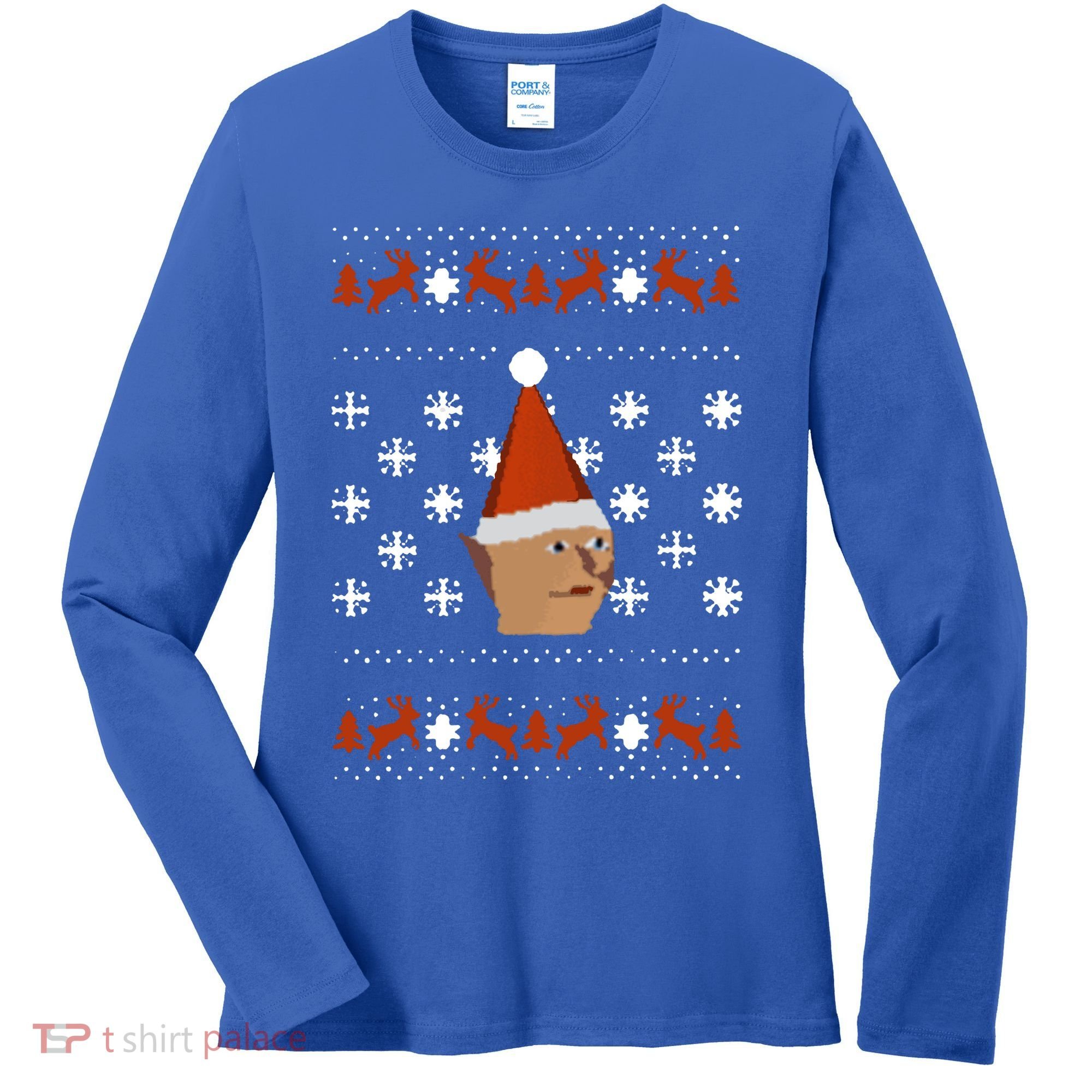 Gnome Child Ugly Christmas Sweater Cool Gift Women's Long Sleeve Shirt