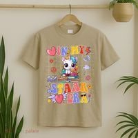 Groovy Cute Unicorn In My Star Era Motivational Test Day T-Shirt thumb 2