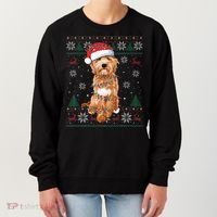 Goldendoodle Christmas Ugly Sweater Funny Dog Lover Xmas Women's Sweatshirt thumb 0