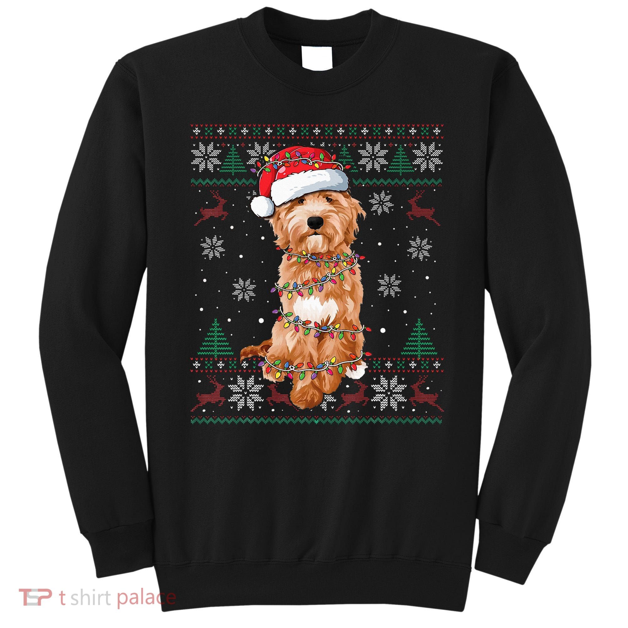 Goldendoodle Christmas Ugly Sweater Funny Dog Lover Xmas Sweatshirt
