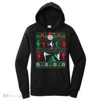 Gymnastics Christmas Ugly Sweater Funny Xmas  Girls Women's Hoodie thumb 0
