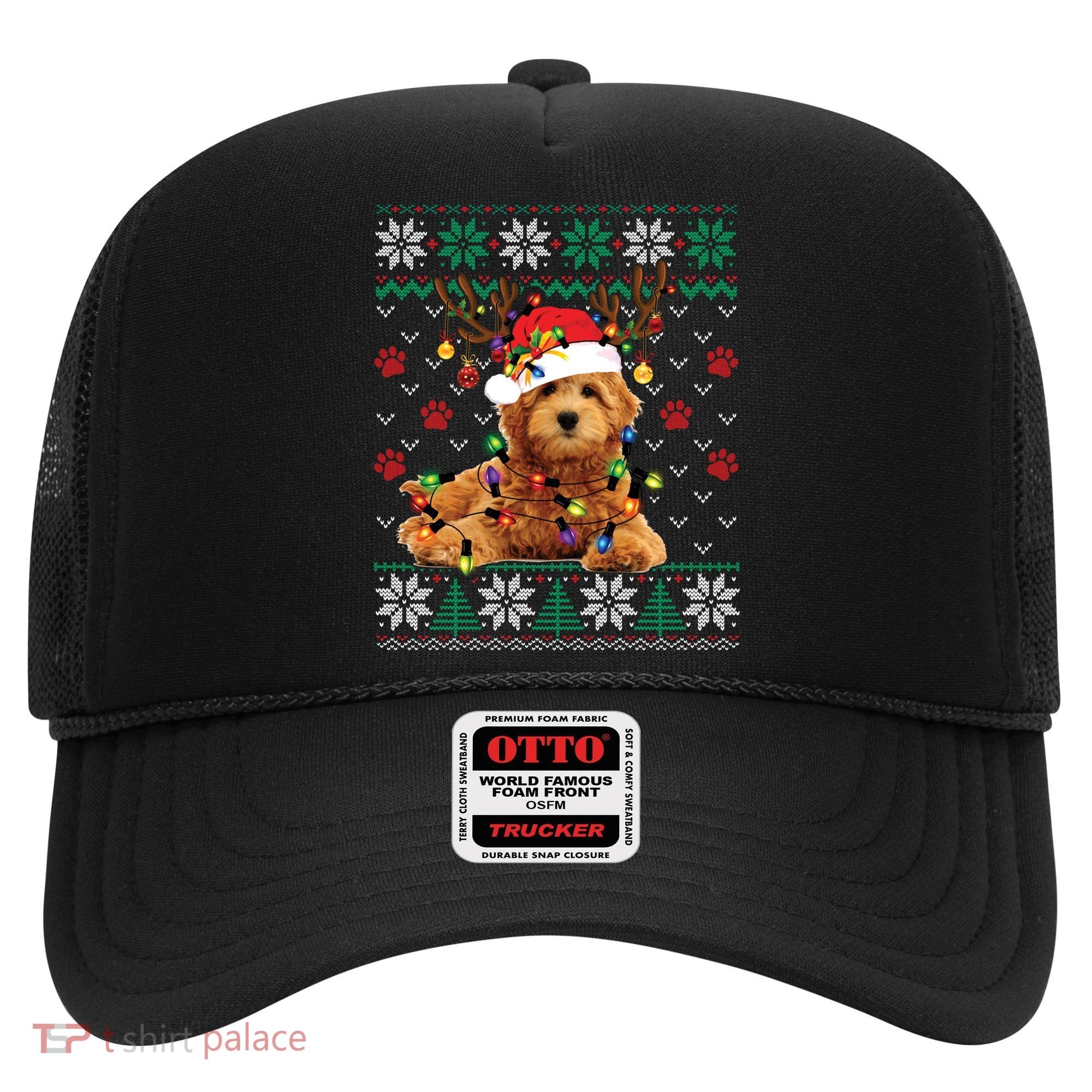 Goldendoodle Christmas Ugly Sweater Funny Dog Lover Xmas Great Gift Hat