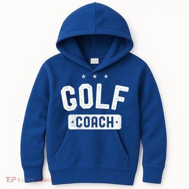 Golf Coach Vintage Golf Gift Kids Hoodie