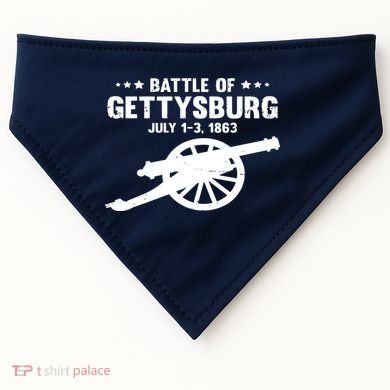 Gettysburg Civil War Battle USA-Made Doggie Bandana