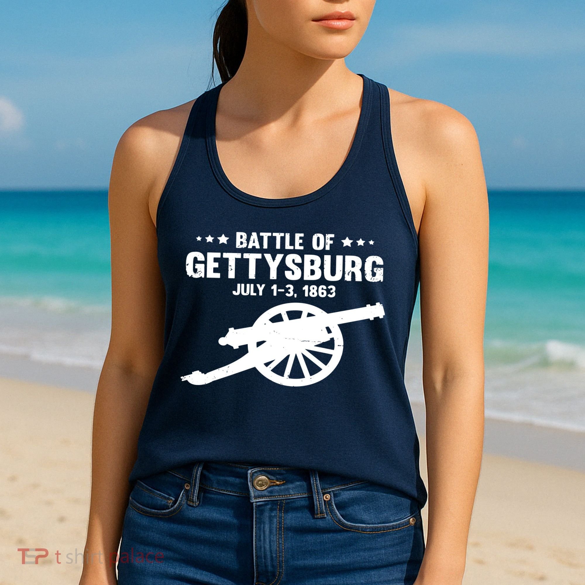 Gettysburg Civil War Battle Women's Tank Top