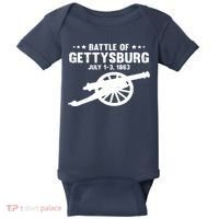 Gettysburg Civil War Battle Baby Bodysuit thumb 0
