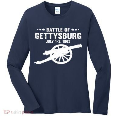 Gettysburg Civil War Battle Women's Long Sleeve Shirt