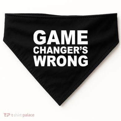 Game Changer's Wrong USA-Made Doggie Bandana