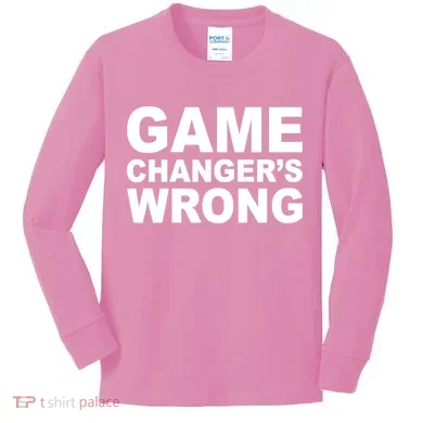 Game Changer's Wrong Kids Long Sleeve Shirt