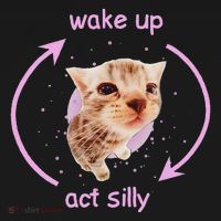 Girl Cats Wake Up Act Silly Cat Meme Certified Freak Ornament thumb 1
