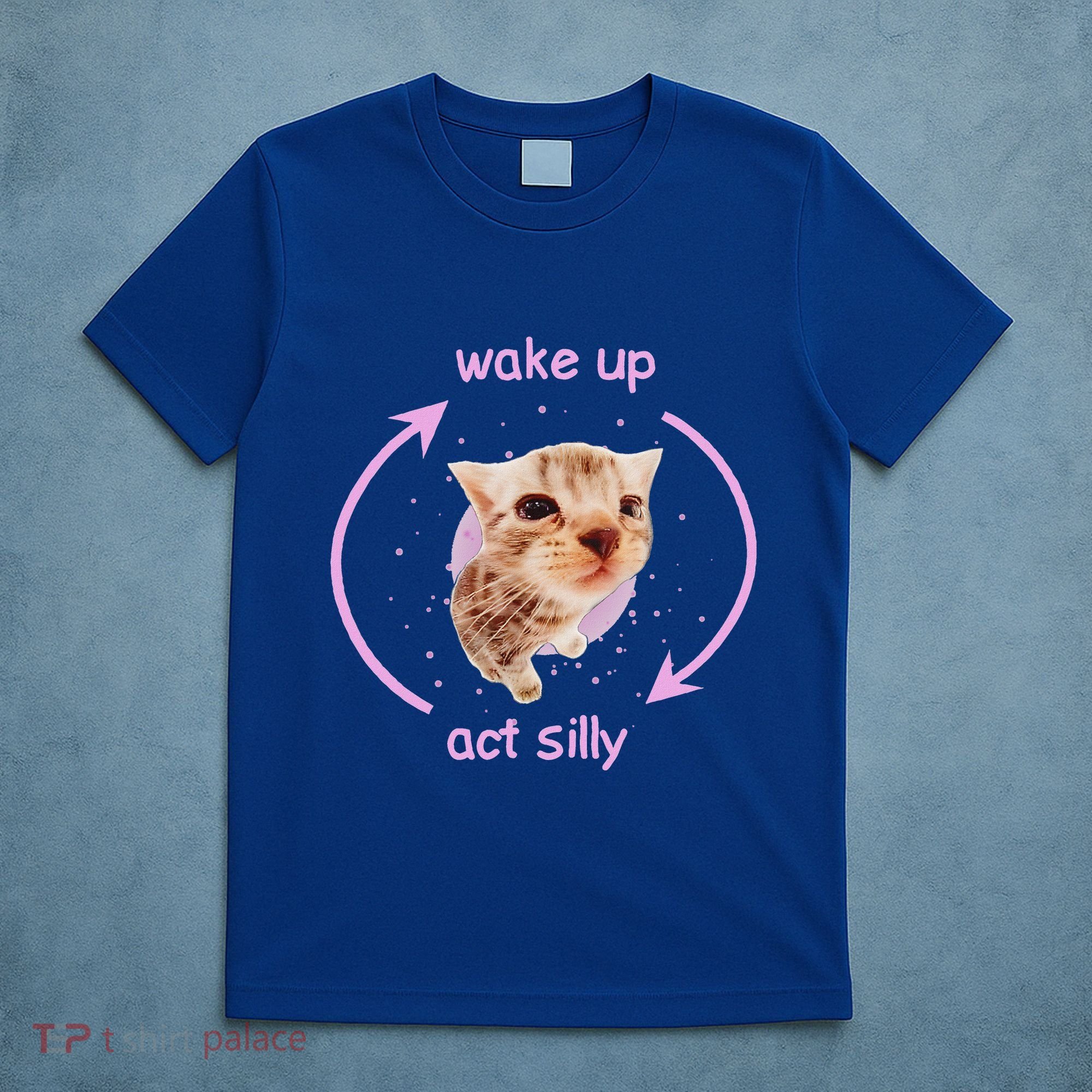 Girl Cats Wake Up Act Silly Cat Meme Certified Freak T-Shirt