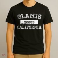 Glamis California Zip Code 92283 Distressed T-Shirt thumb 3