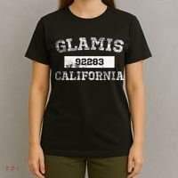 Glamis California Zip Code 92283 Distressed T-Shirt thumb 4