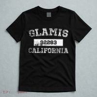 Glamis California Zip Code 92283 Distressed T-Shirt thumb 5