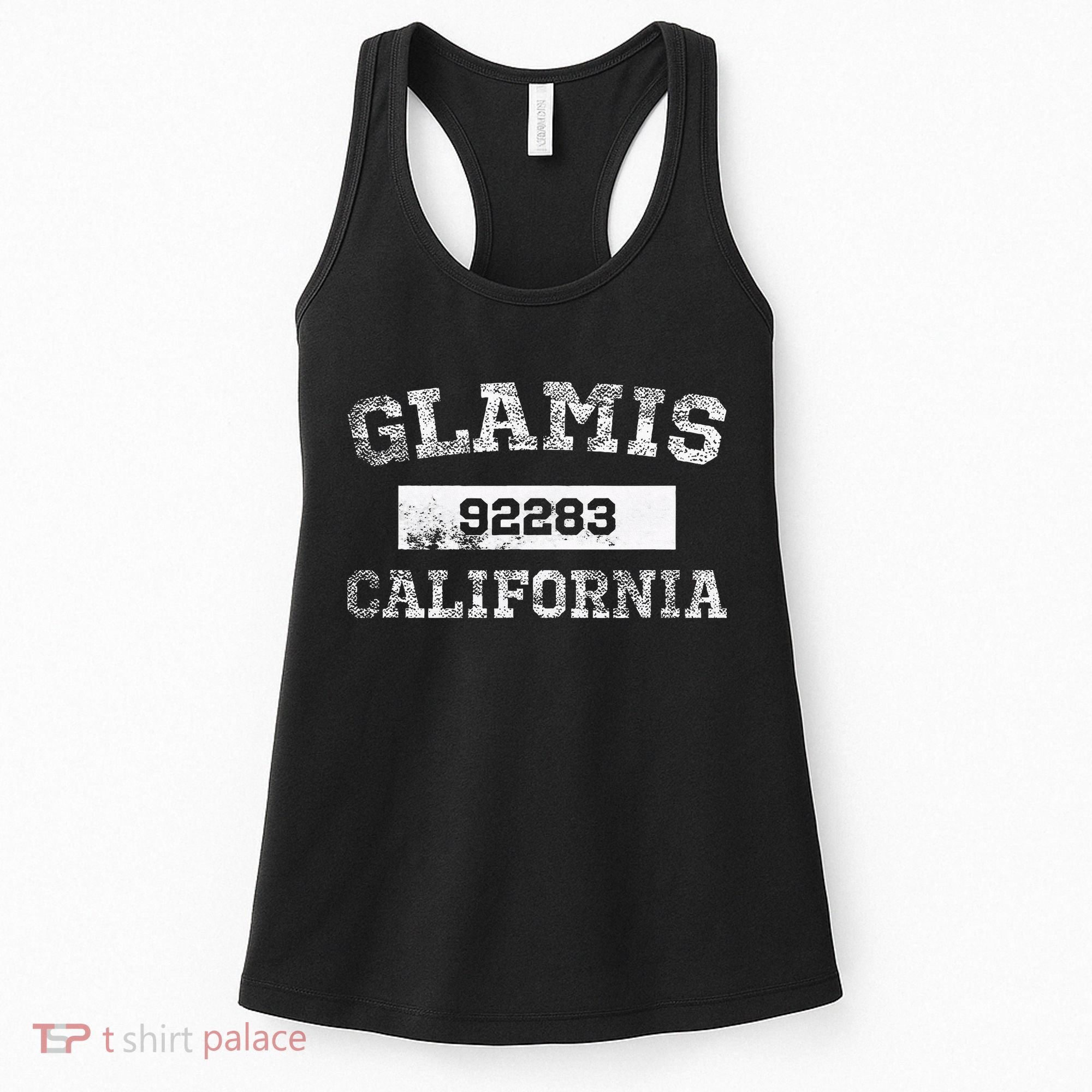 Glamis California Zip Code 92283 Distressed Women's Tank Top