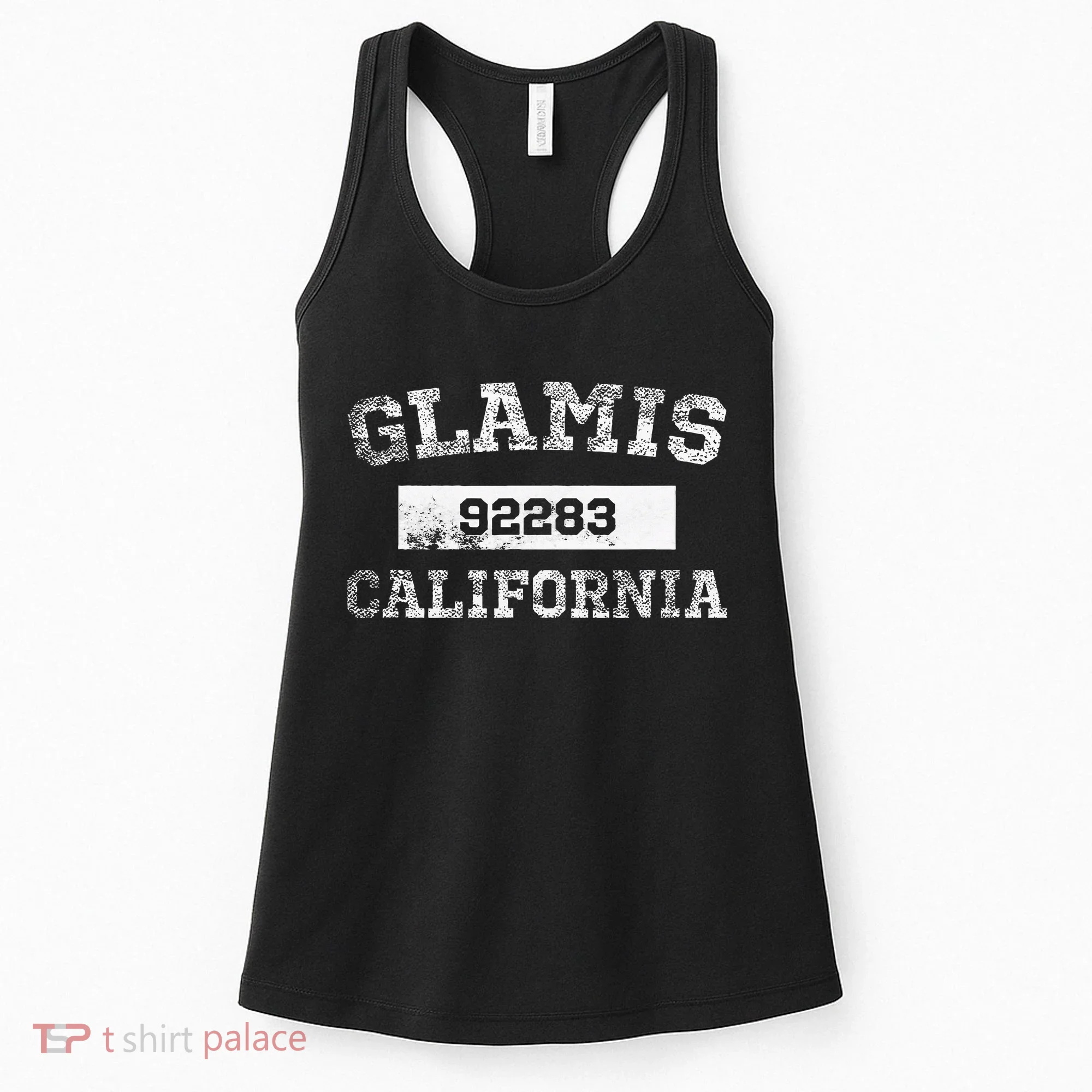 Glamis California Zip Code 92283 Distressed Women's Tank Top