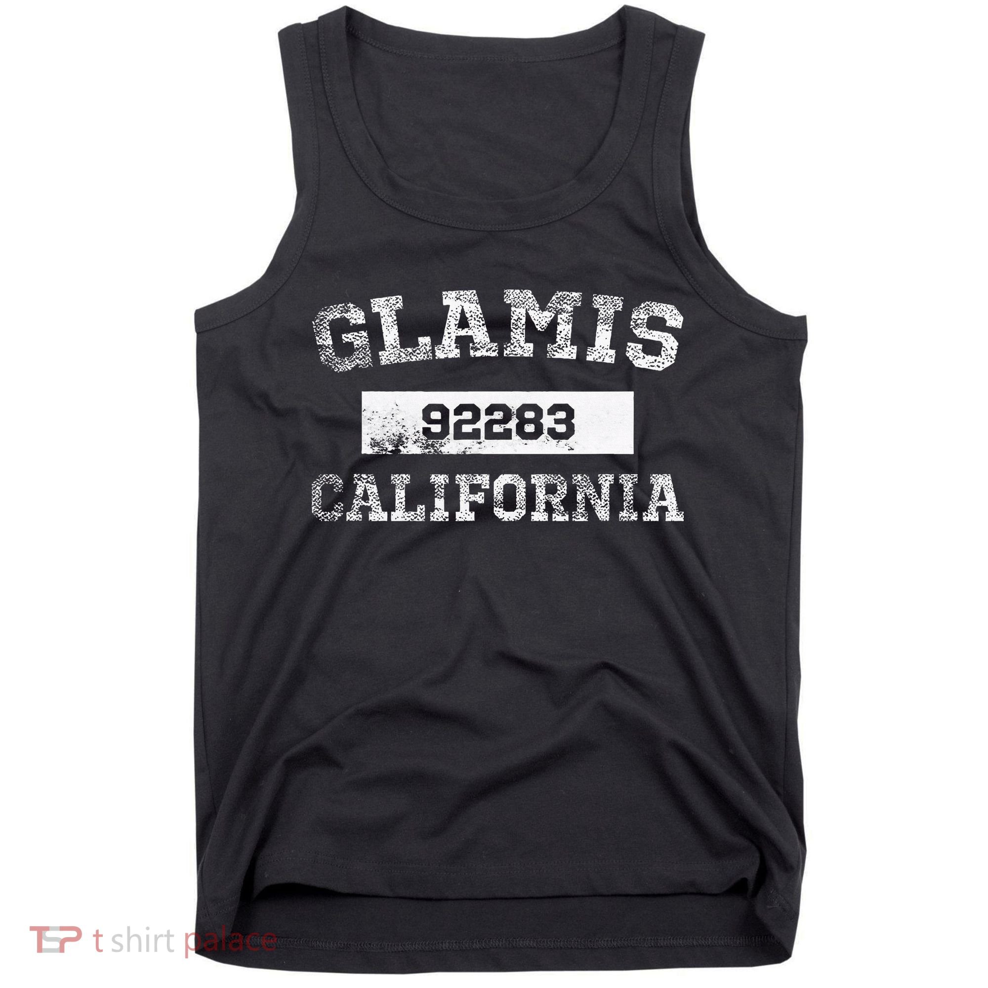 Glamis California Zip Code 92283 Distressed Tank Top