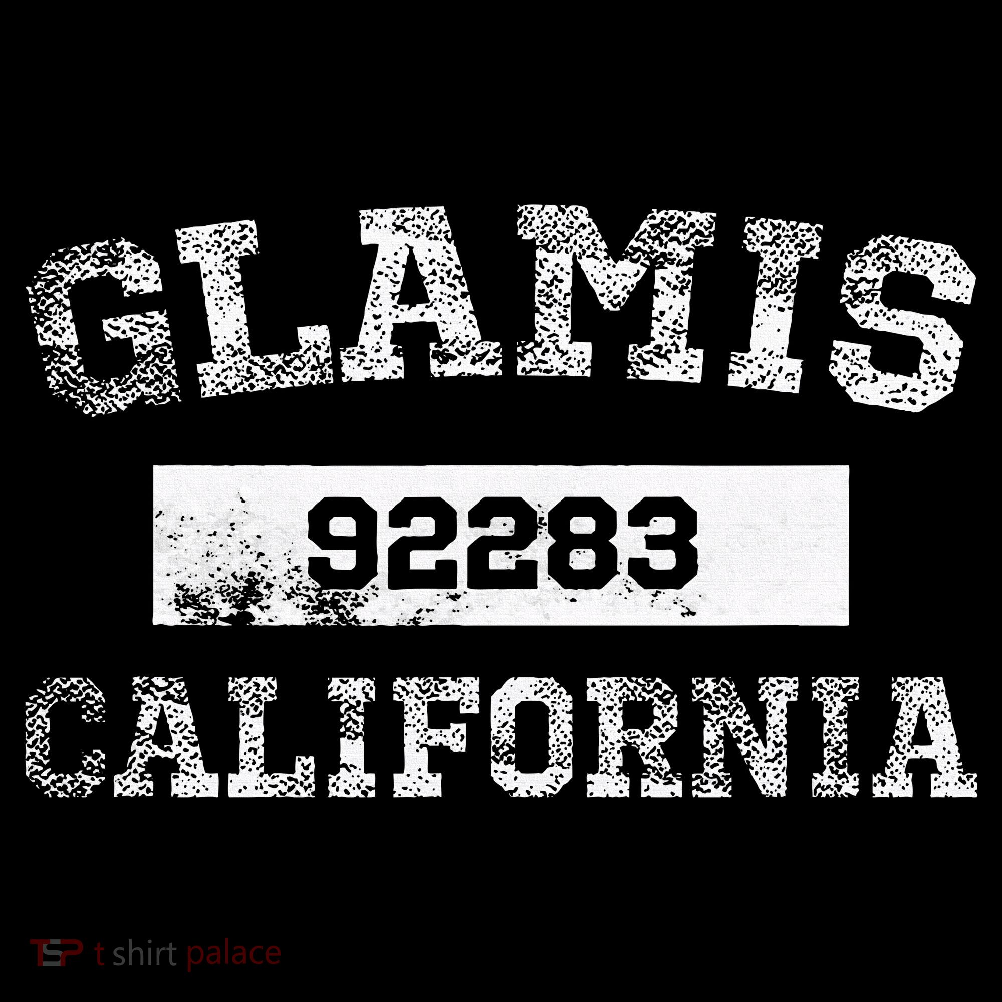 Glamis California Zip Code 92283 Distressed Women's Long Sleeve Shirt