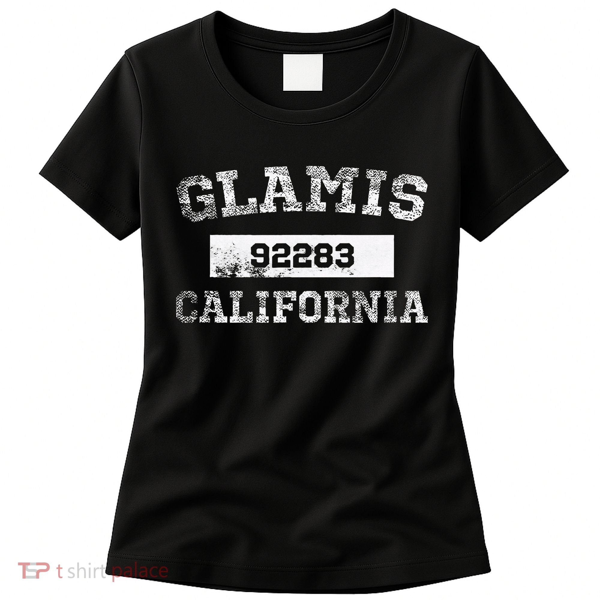 Glamis California Zip Code 92283 Distressed Women's T-Shirt