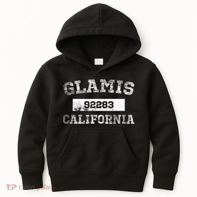 Glamis California Zip Code 92283 Distressed Kids Hoodie