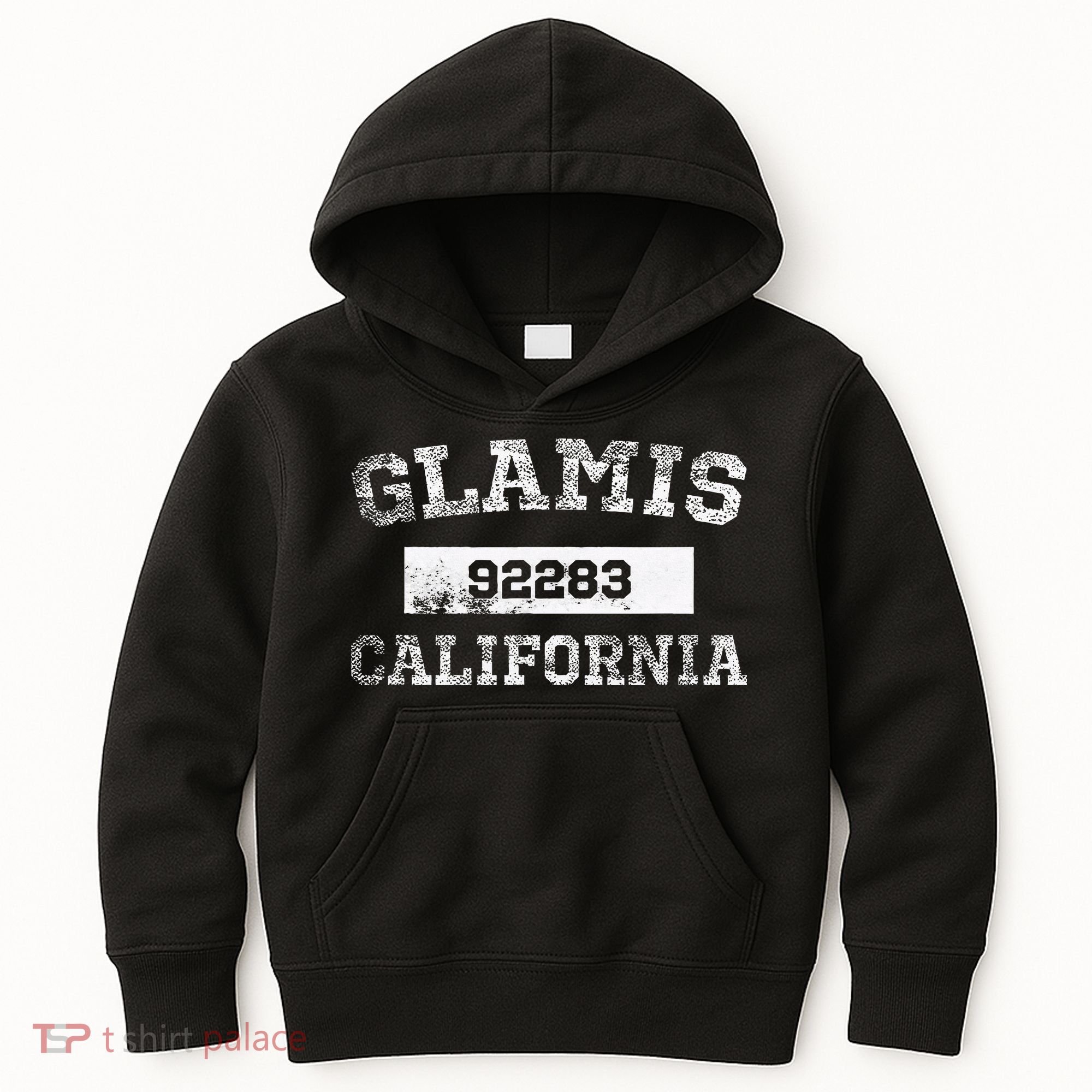 Glamis California Zip Code 92283 Distressed Kids Hoodie