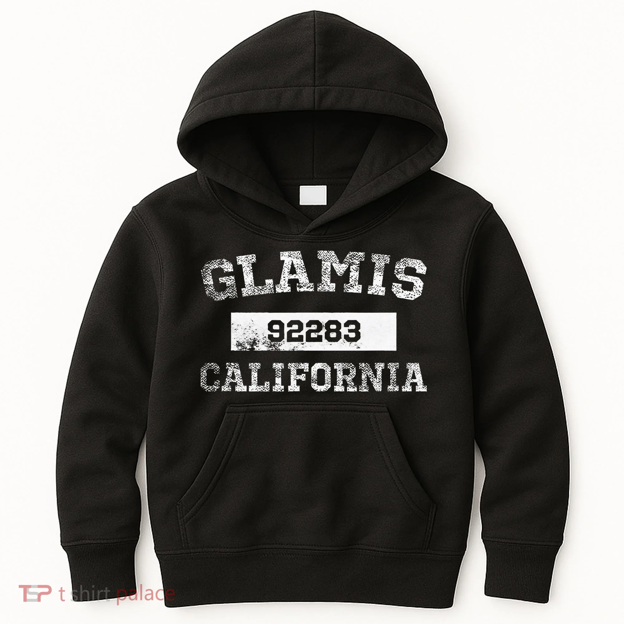 Glamis California Zip Code 92283 Distressed Kids Hoodie