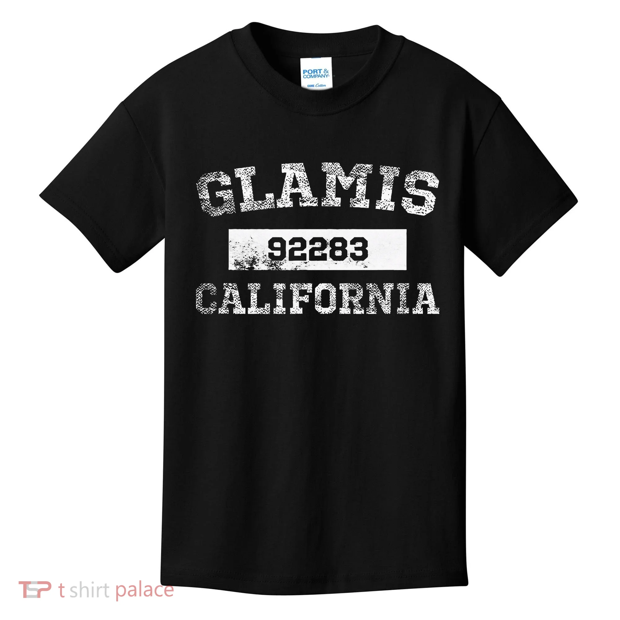 Glamis California Zip Code 92283 Distressed Kids T-Shirt