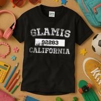 Glamis California Zip Code 92283 Distressed Kids T-Shirt thumb 3