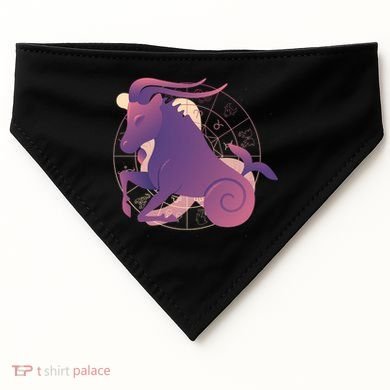 Goat Capricorn Zodiac USA-Made Doggie Bandana
