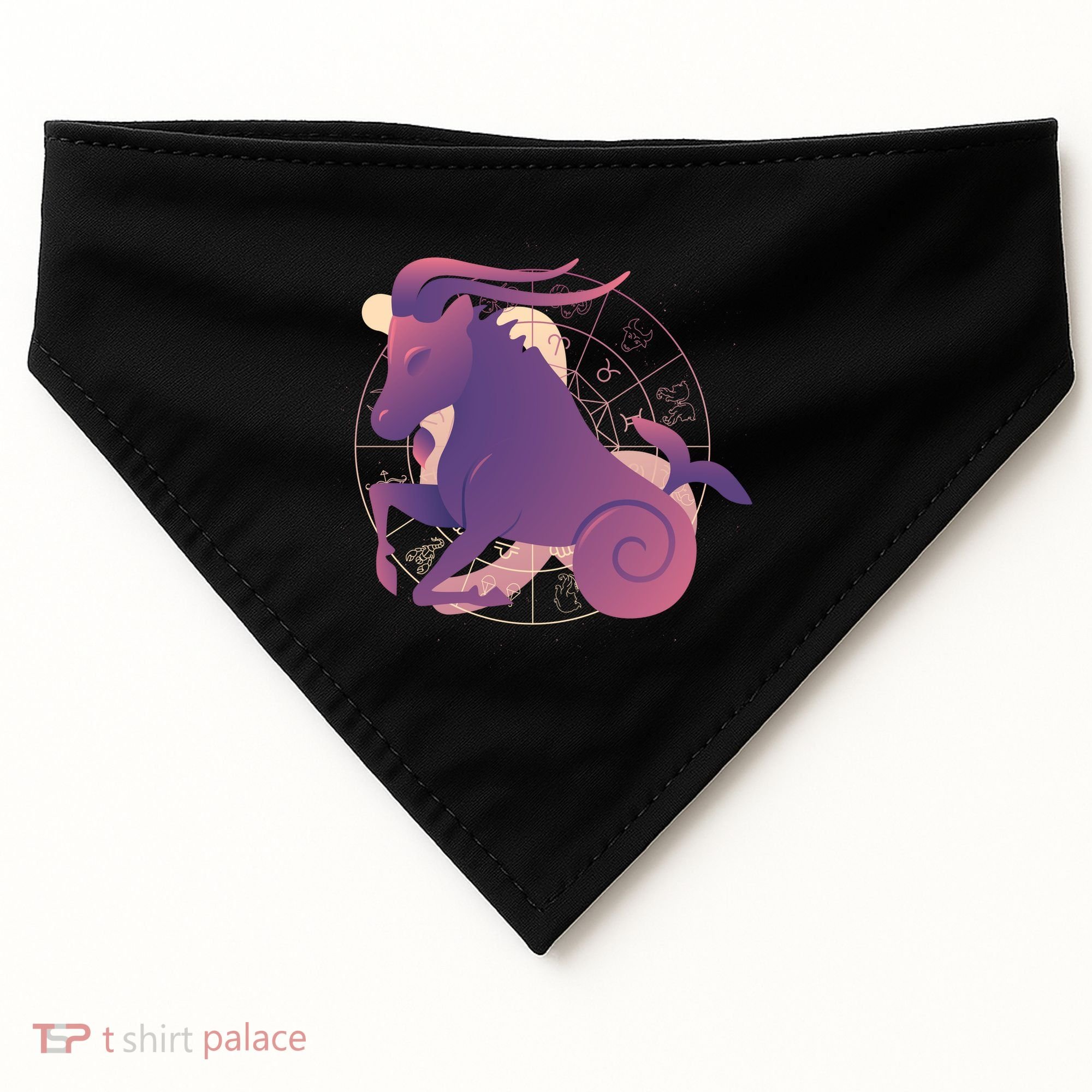 Goat Capricorn Zodiac USA-Made Doggie Bandana