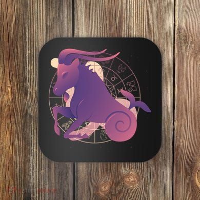 Goat Capricorn Zodiac Coaster