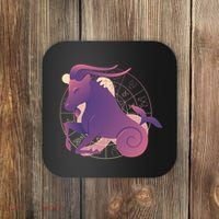 Goat Capricorn Zodiac Coaster thumb 0