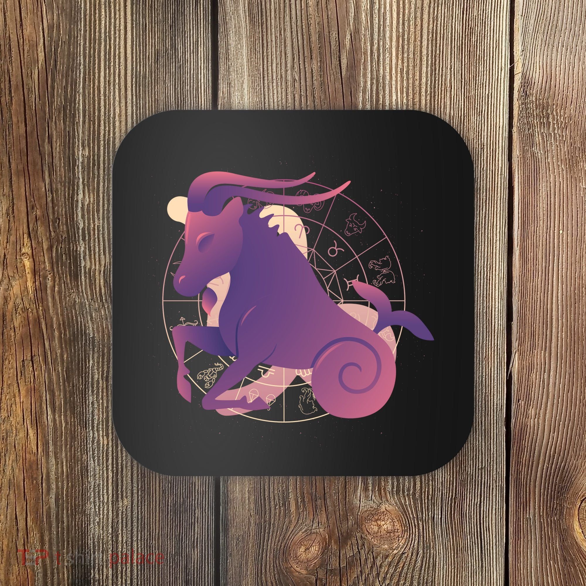 Goat Capricorn Zodiac Coaster