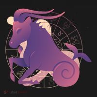 Goat Capricorn Zodiac Coaster thumb 2