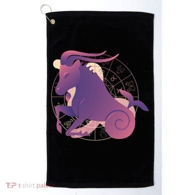 Goat Capricorn Zodiac Golf Towel