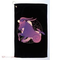 Goat Capricorn Zodiac Golf Towel thumb 0