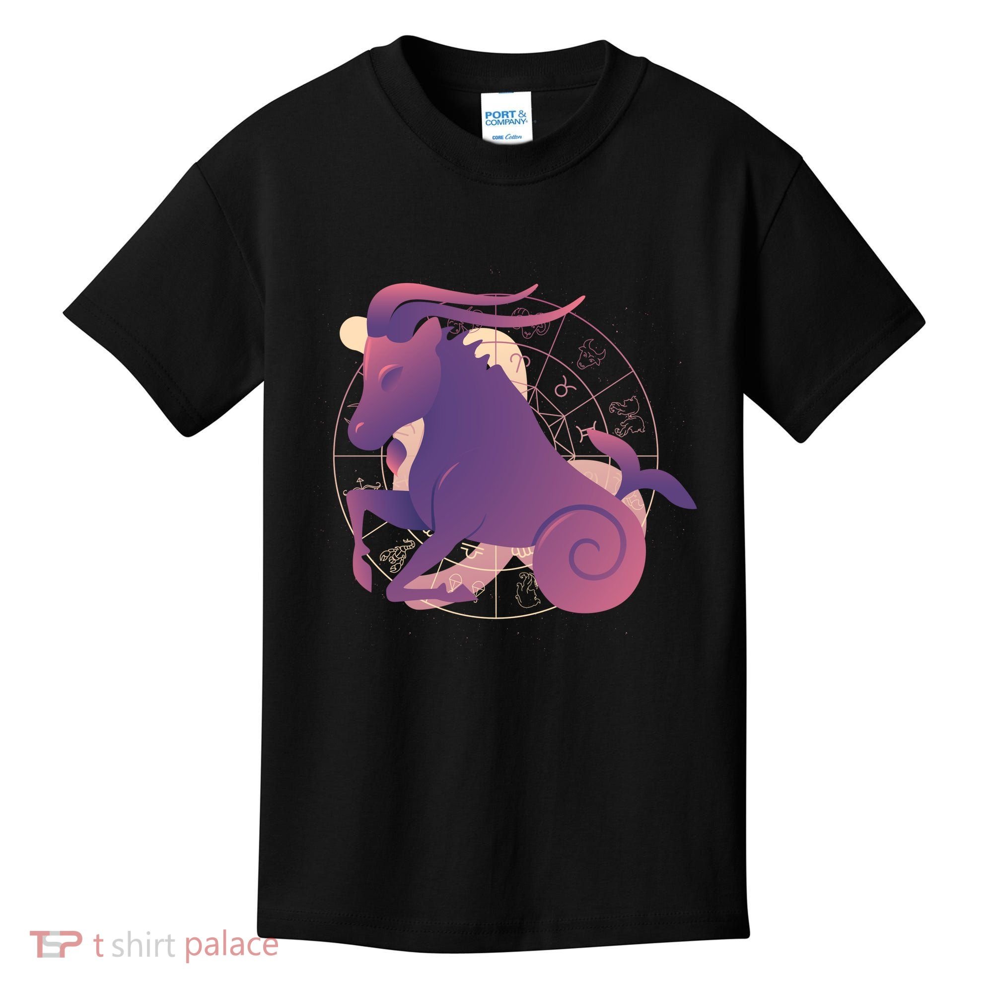 Goat Capricorn Zodiac Kids T-Shirt