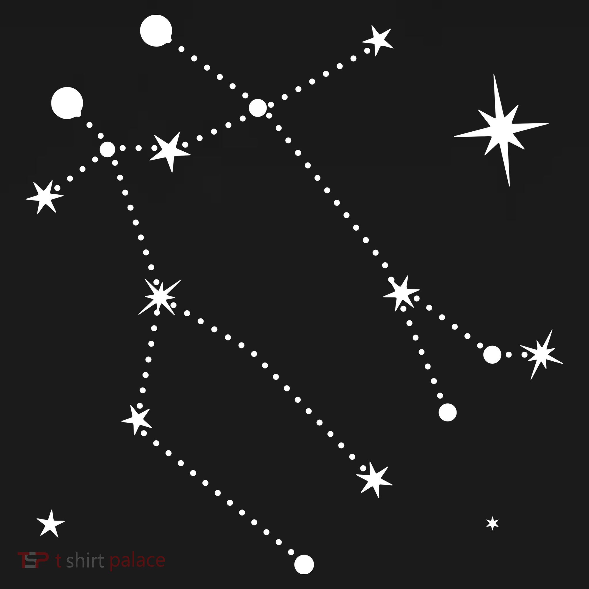 Gemini Constellation Zodiac USA-Made Doggie Bandana
